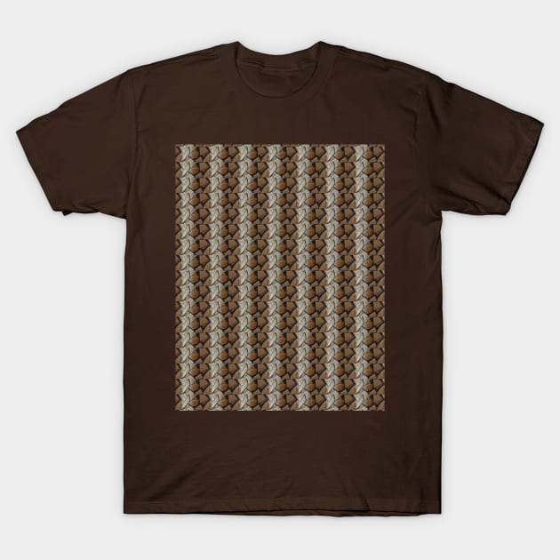 Ceramic tile shards - lines pattern T-Shirt by wagnerps